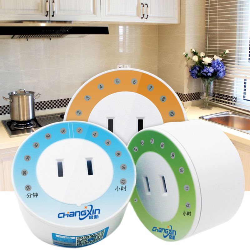 Công Tắc Hẹn Giờ Đa Năng Hình Tròn Mini Thiết Kế Độc Đáo