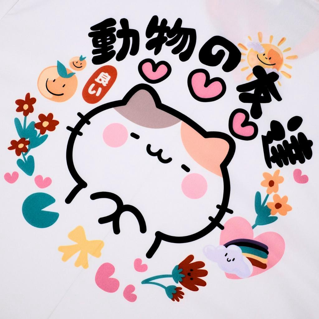 Áo sơmi local brand Tokago đi biển tay lỡ cartoon hoạ tiết thú cưng dễ thương hoạt hình unisex nam nữ form rộng