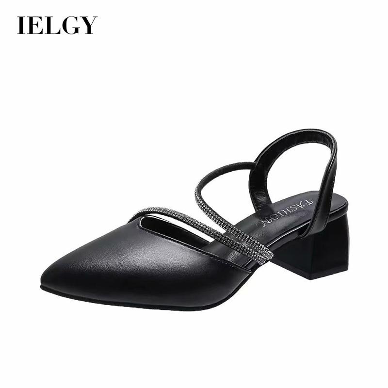 Giày Cao Gót Mũi Nhọn Đính Đá Thời Trang Cho Nữ