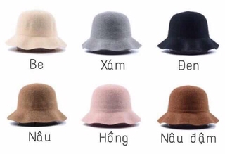 Mũ bucket cói ulzzang siêu hot