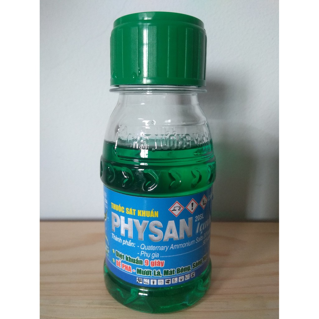 PHYSAN 20SL lạnh sát khuẩn 9 giây, mướt lá, mát bông, sáng hạt - chai 100 ml