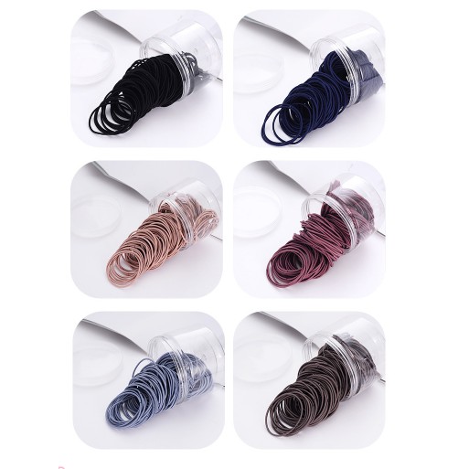 Sét 100 dây buộc tóc cho mẹ và bé