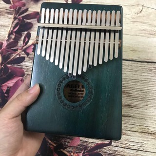 ĐÀN KALIMBA AGENLIN 17 PHÍM TRƠN XANH TRẦM – TẶNG KÈM 8 MÓN PHỤ KIỆN