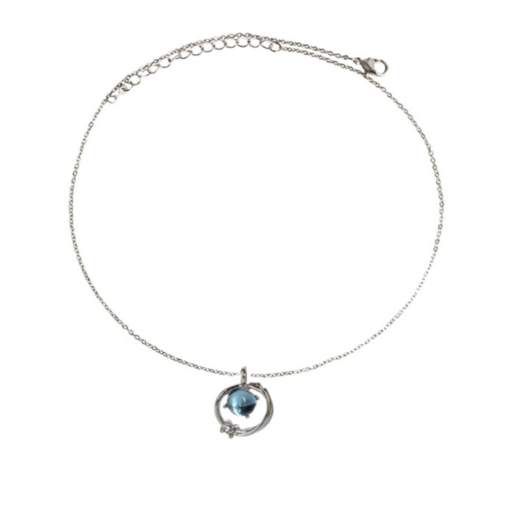 Bộ 1/3 Vòng cổ mặt dây hình hành tinh dải ngân hà thời trang độc đáo