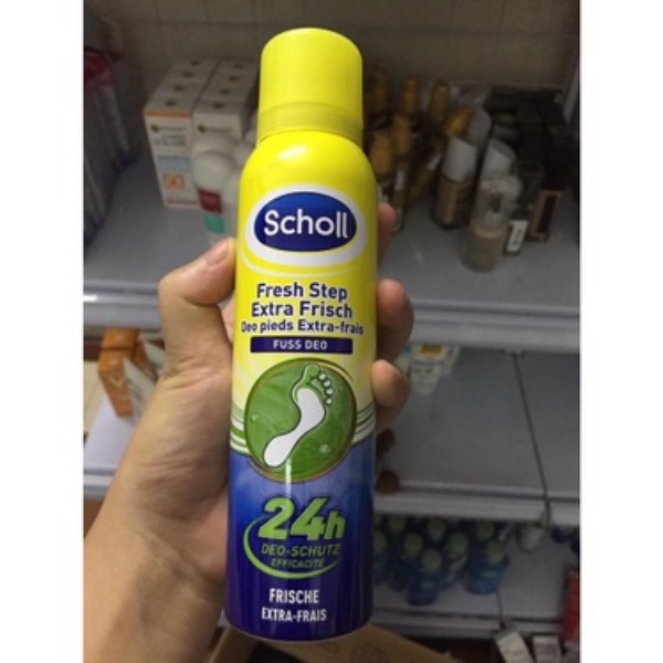 Xịt Khử Mùi Giày Và Chân Scholl Fuss Đức Nội Địa 150ml