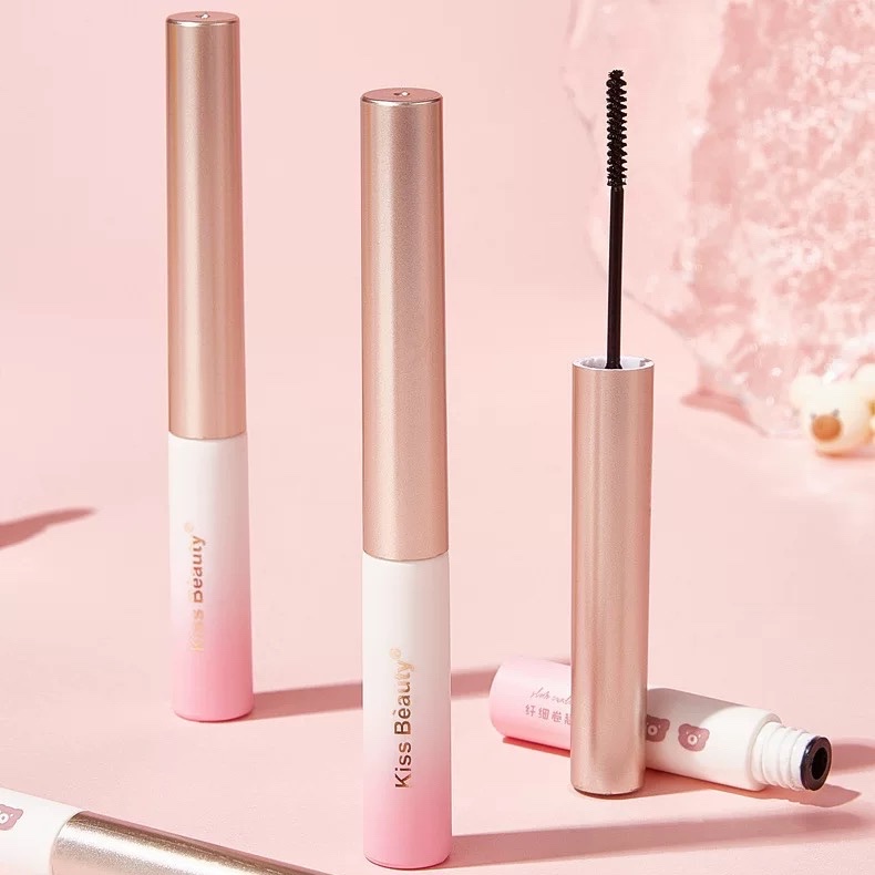 Chuốt mi kiss beauty đầu nhỏ chuốt tơi chuốt dài mascara không thấm nước không lem