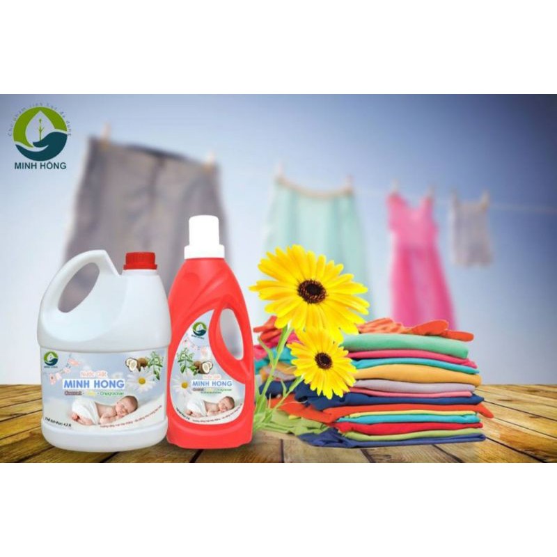 Nước giặt sinh học Minh Hồng cân 4.2lit