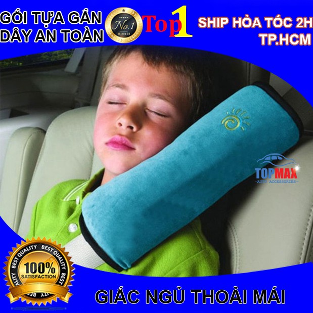 GỐI TỰA ĐẦU GẮN DÂY AN TOÀN TRÊN XE HƠI