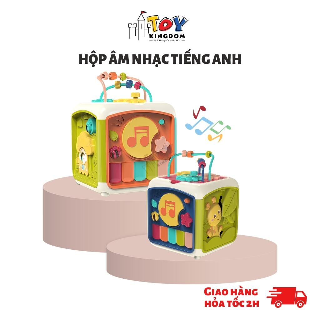 Đồ Chơi Âm Nhạc 6 Mặt Nhạc Tiếng Anh Woa Toys Có Đàn, Trống, Thả Hình Khối Dành Cho Bé từ 6 Tháng