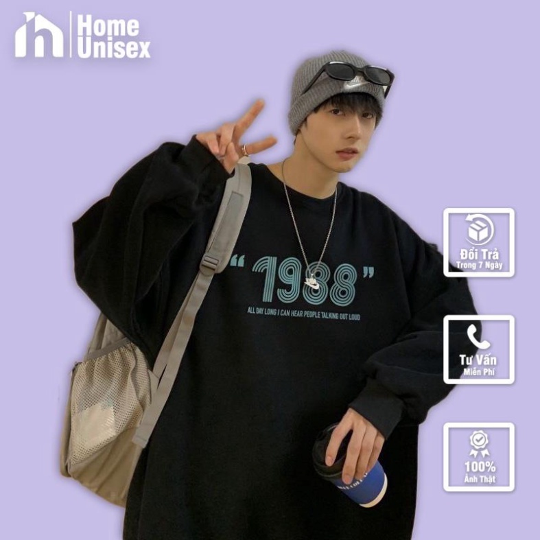 FREESHIP Áo Sweater , Áo 1988 Form Rộng,Thụng Uniex Phong Cách Ulzzang | BigBuy360 - bigbuy360.vn