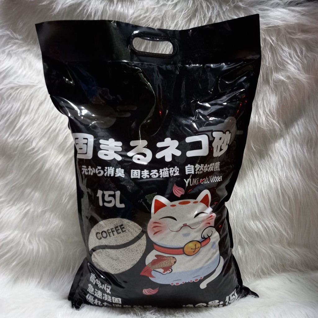 Cát vệ sinh cho mèo Cát Nhật Yuki 15L