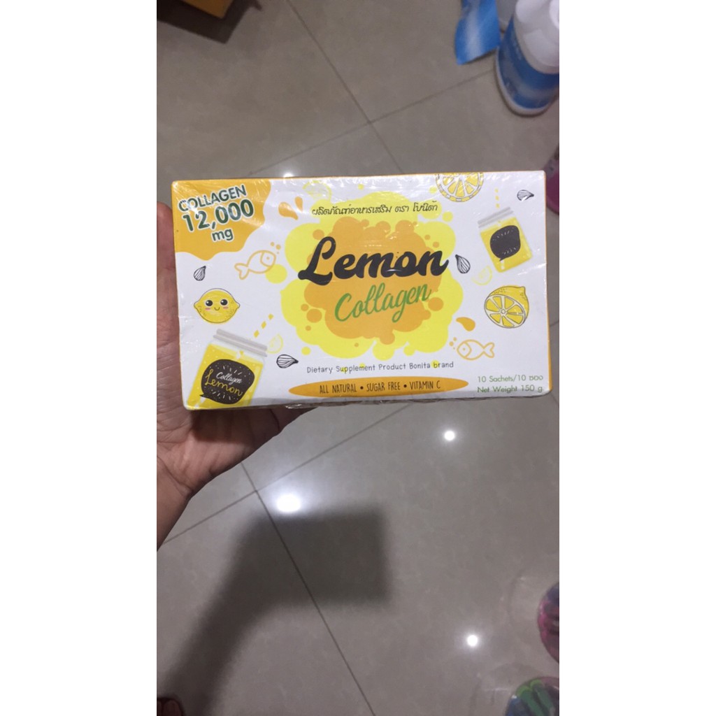 Trà chanh Lemon Collagen thailand