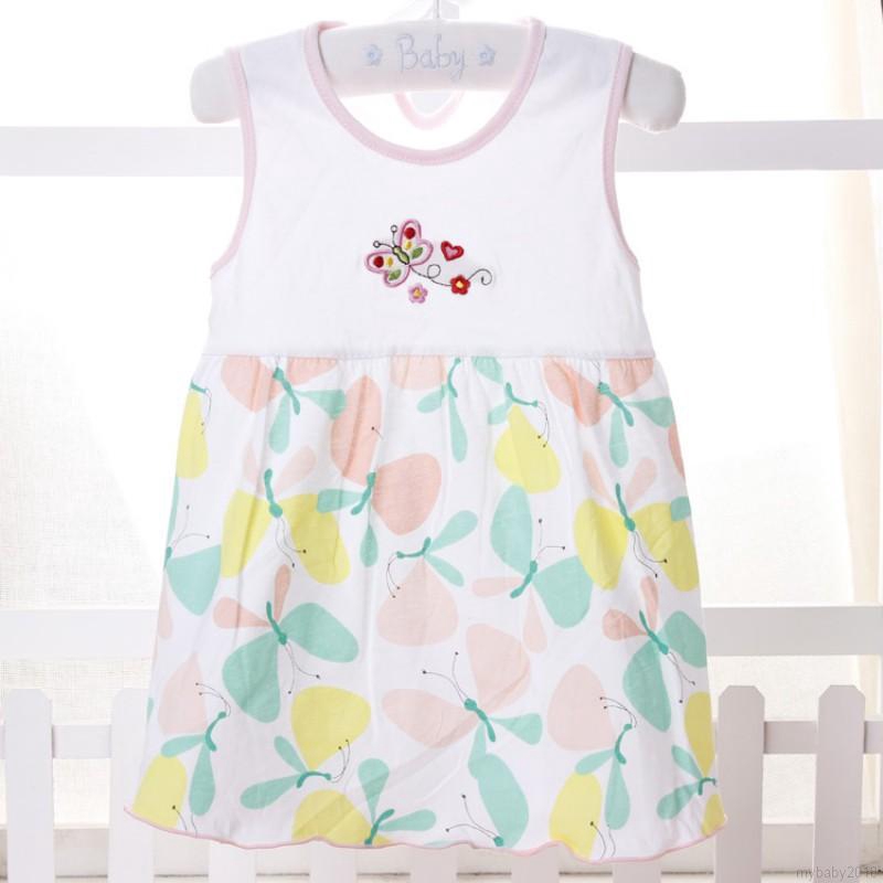 Đầm mini in hoa cho bé ( 1-2 tuổi )