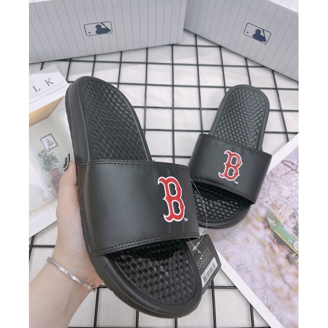 [CHÍNH HÃNG] DÉP MLB NỘI ĐỊA HÀN LOGO BÓNG CHÀY - DÉP QUAI NGANG - CÓ BILL MUA HÀNG