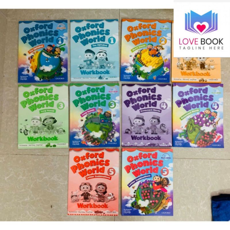 BẢN ĐẸP - Oxford Phonics World 1-6 tặng kèm file nghệ+video (kích link chọn mẫu)