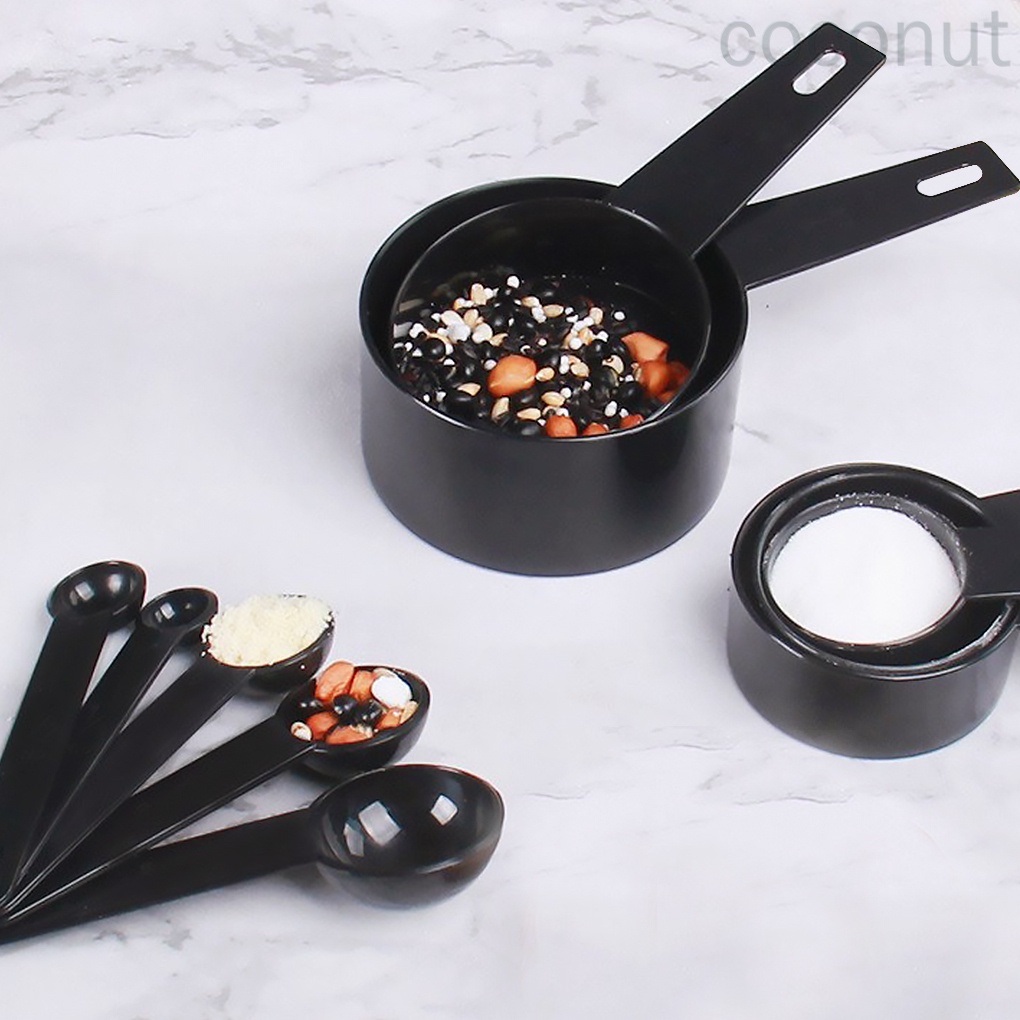 Bộ 10 Muỗng Đo Lường Bằng Nhựa Dùng Trong Nhà Bếp