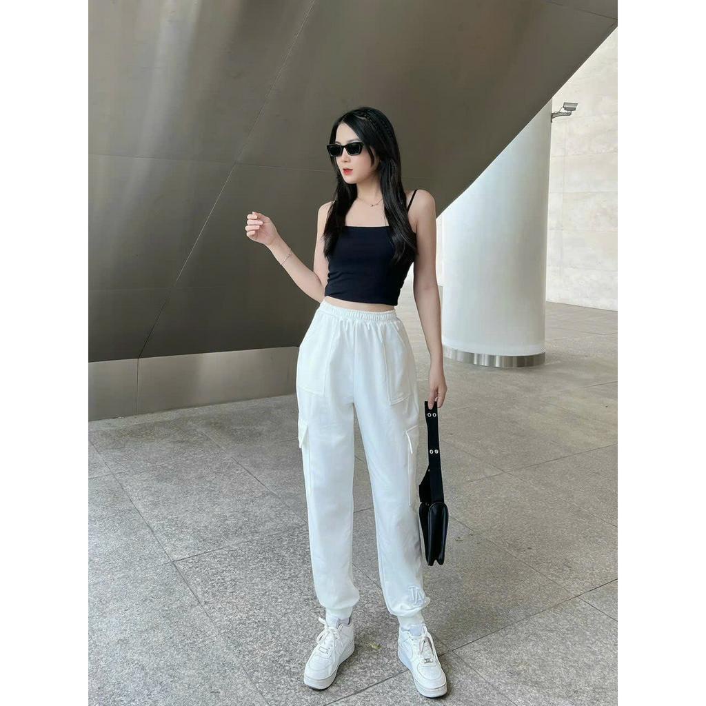 Quần Jogger Nam Nữ MLB NY Túi Hộp 4 Màu Sắc Siêu Xinh Hàng Xuất Xịn