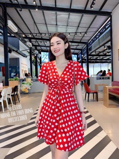 Đầm chấm bi