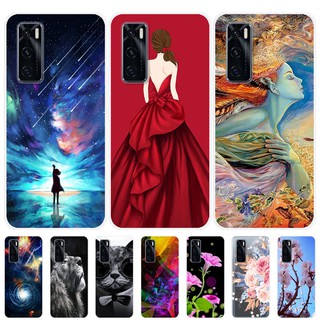 Ốp điện thoại bằng TPU silicon mềm in hình nghệ thuật cho Vivo V20 Se