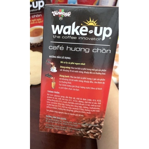 Cà phê Wake-Up Hương Chồn Hộp 18 gói x17g Mẫu Mới