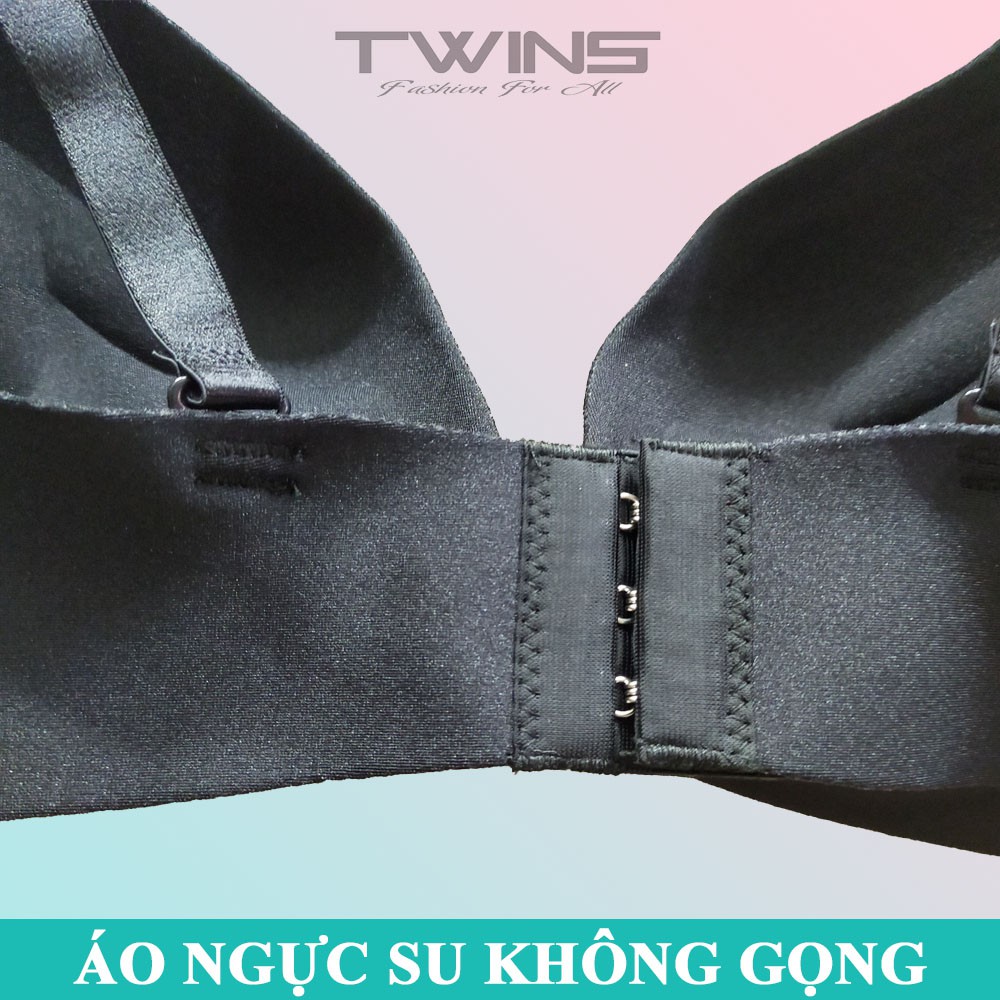 Áo ngực không gọng nữ nâng ngực chất liệu su bàn tay mút vừa cúp xéo thoải mái mềm mịn size 34, 36, 38
