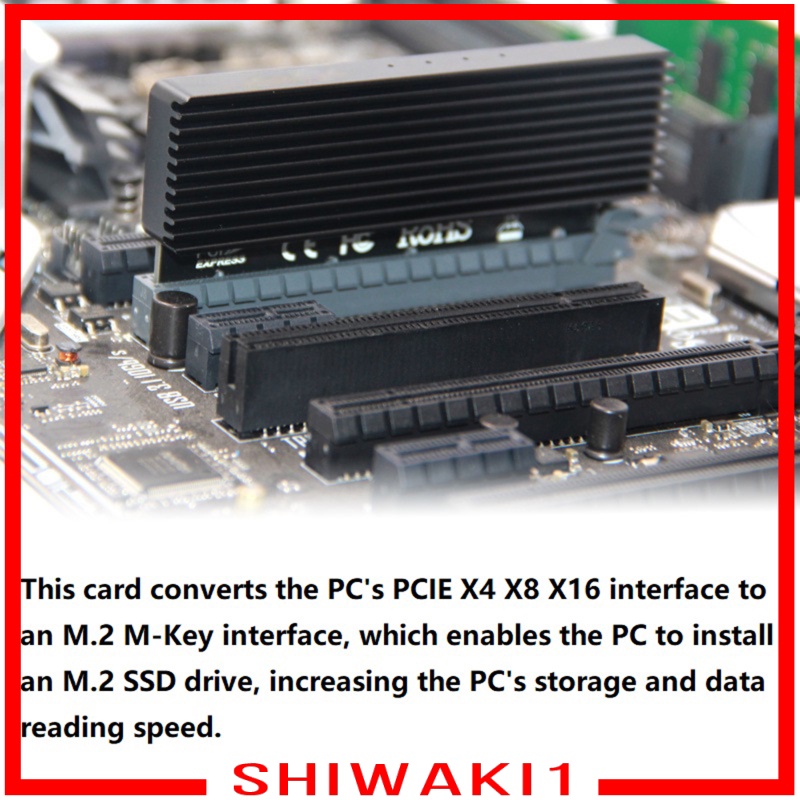 Bộ Chuyển Đổi Pci Express 2280 M.2 Nvme Ssd Sang Pcie Express 3.0 X4 X8 X16