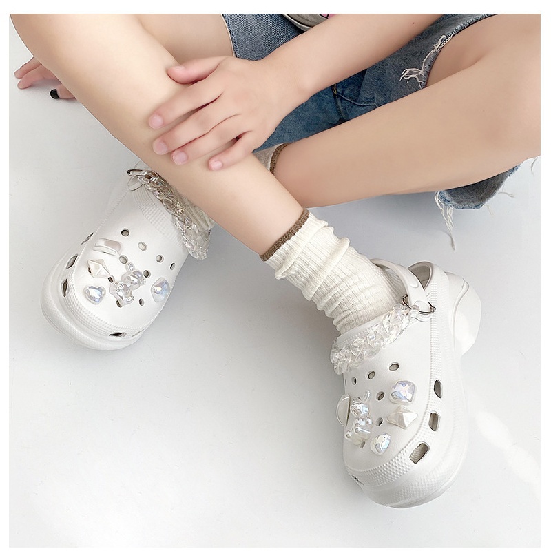 Dép Sandal Đế Dày Siêu Nhẹ Thiết Kế Đục Lỗ Thời Trang Mùa Hè 2022 Mới Cho Nữ