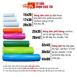 Túi Gói Hàng Túi Niêm Phong Tự Dính size 25x35cm Có Sẵn Lớp Dán Tiện Lợi