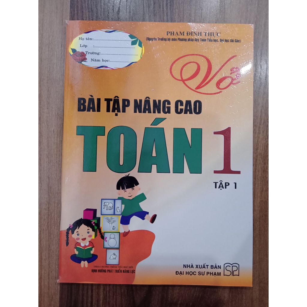 Sách - Combo Vở Bài Tập Nâng Cao Toán 1 (Tập 1 + Tập 2)