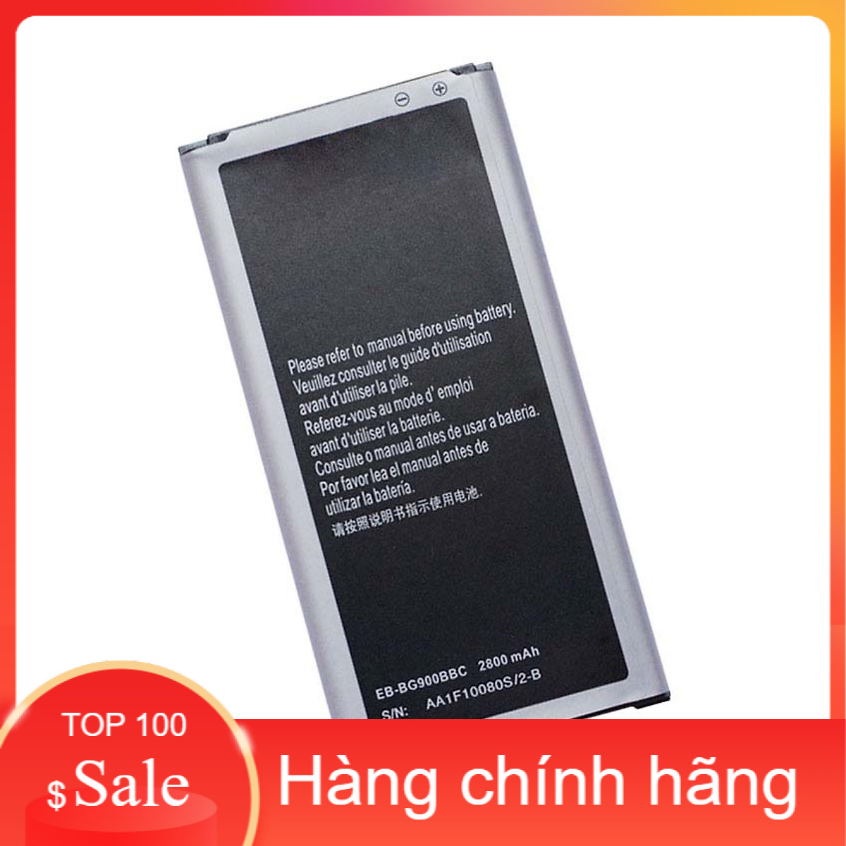 Mua Ngay Pin dành cho Samsung Galaxy S5 i9600 2800mAh