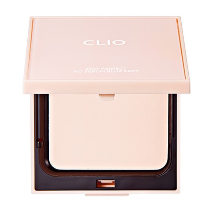 (HSD-01/10/23)Phấn Phủ Dạng Nén CLIO STAY PERFECT NO SEBUM BLUR PACT 10g