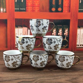 Set 6 cốc uống cafe/trà