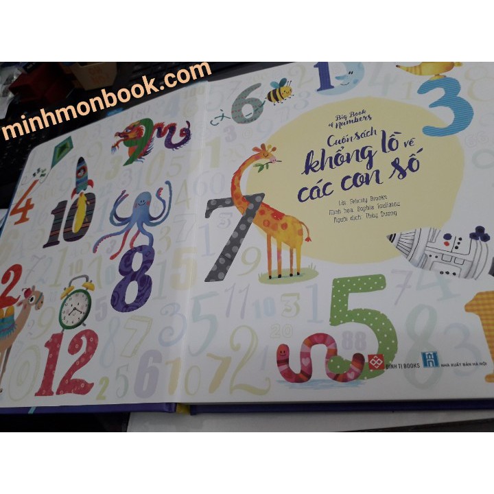 [Mã LIFEMALL995 giảm 10% đơn 99K] Sách Big Book of numbers - Cuốn sách khổng lồ về các con số