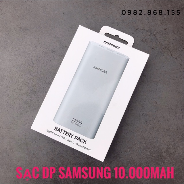 Pin sạc dự phòng Samsung EB-P1100 - 10.000mAh -USB - Hỗ Trợ Sạc Nhanh QC 2.0 - Hàng Phân Phối Chính Hãng