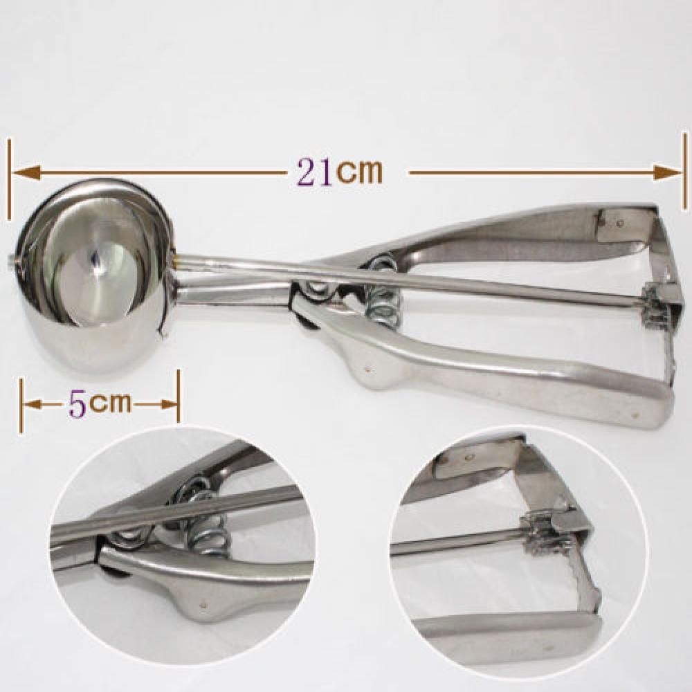 Muỗng Ăn Kem / Khoai Tây Nghiền Bằng Thép Không Gỉ Mới