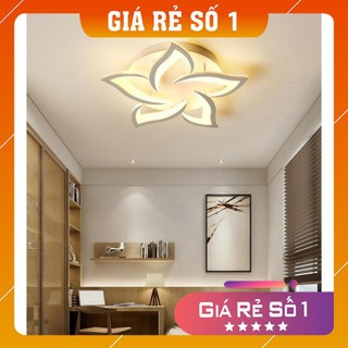 Đèn trang trí phòng khách - đèn ốp trần - đèn led ốp trần hiện đại 5 cánh