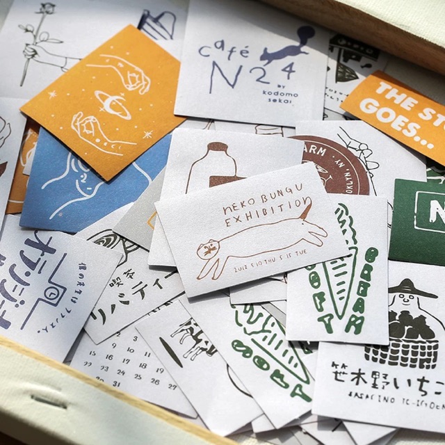 Set 60 miếng stickers nghệ thuật