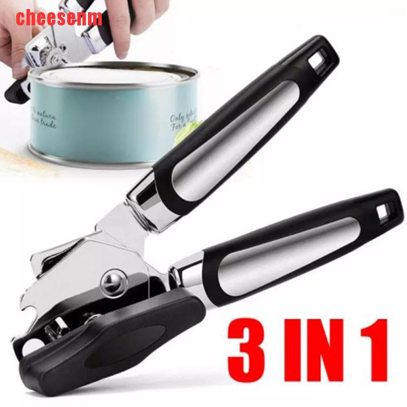 1 Dụng Cụ Mở Nắp Lon Bằng Thép Không Gỉ Chuyên Nghiệp