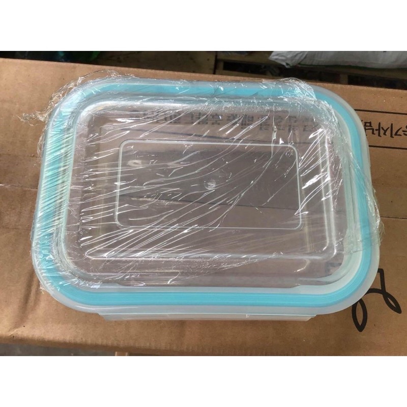 HỘP THUỶ TINH CHỮ NHẬT NẮP TRONG 640ml