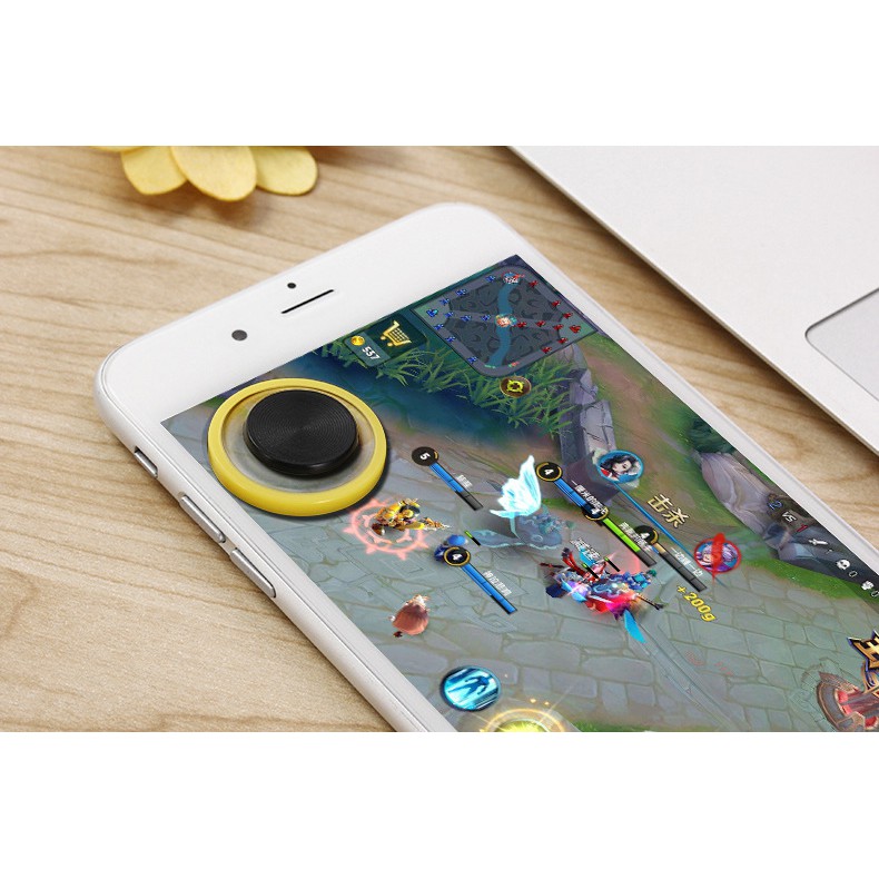 Nút bấm chơi game mobile Joystick Q8 đế bám dính siêu tốt nhiều màu nhạy hơn bền bỉ hơn và êm hơn Chammart