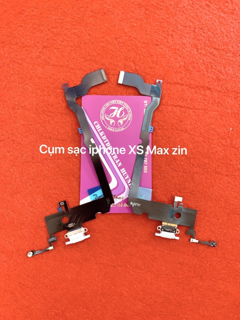 Cụm đuôi sạc iphone XS Max zin-mới 100%