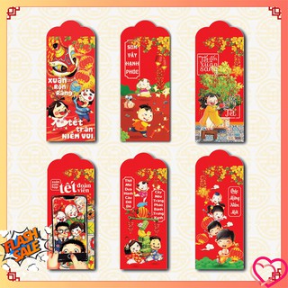 Combo 100 Bao Lì Xì giao mẫu ngẫ nhiên