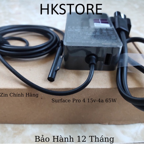 [Sạc Zin] Sạc Surface Pro 4 5 6 7 15V-4A 65W Microsoft Hub ProPlus Studio Laptop Go Book | BigBuy360 - bigbuy360.vn