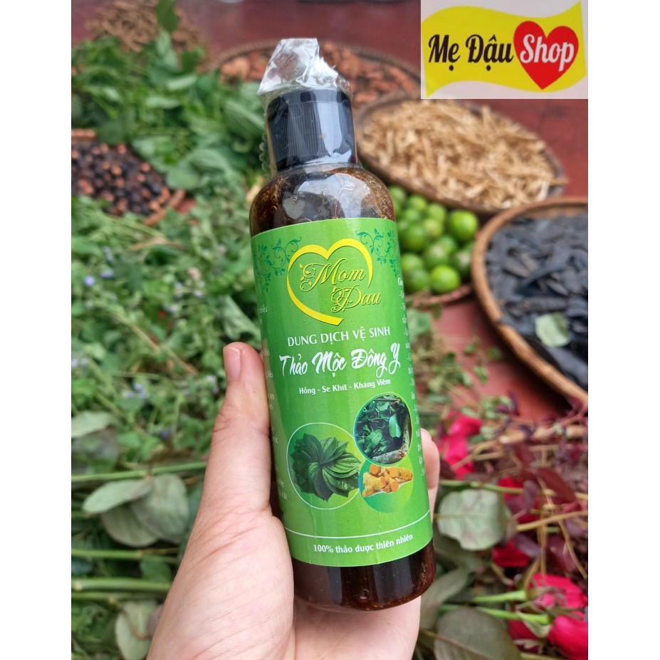 Dung Dịch Vệ Sinh Phụ Nữ 🎁FREESHIP🎁 Dung Dịch Vệ Sinh Thảo Dược An Toàn Hiệu Quả HandMade - Mẹ Đậu Shop
