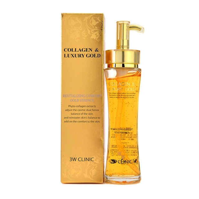 Tinh chất trắng da Collagen and Luxury Gold 3W CLINIC 150ml