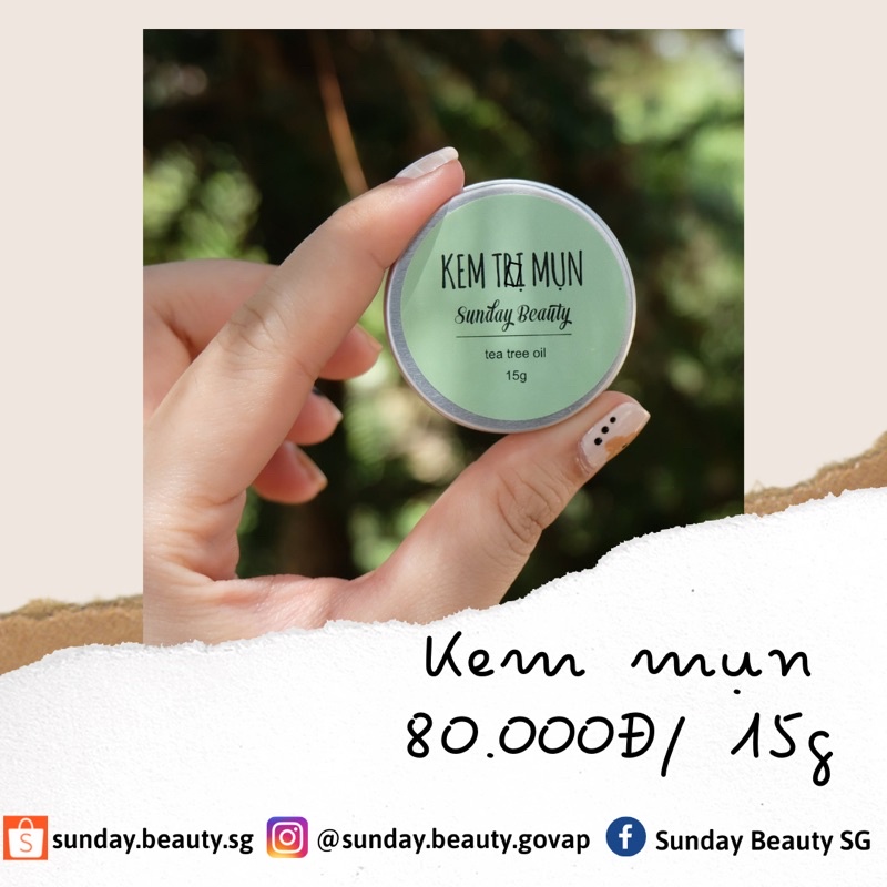 Kem mụn handmade by Suday Beauty