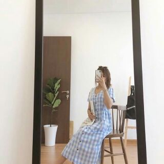 Maxi kẻ sọc xanh