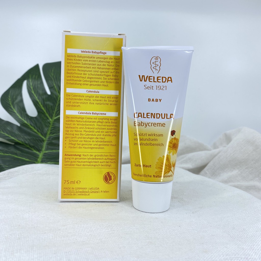 Kem chống hăm Weleda Calendula Baby Cream - Hàng đức chuẩn