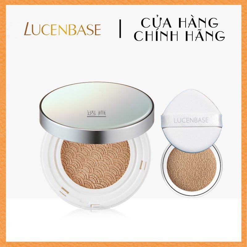 LUCENBASE cushion cao cấp dành cho da dầu mụn, che khuyết điểm, sáng đẹp tự nhiên.