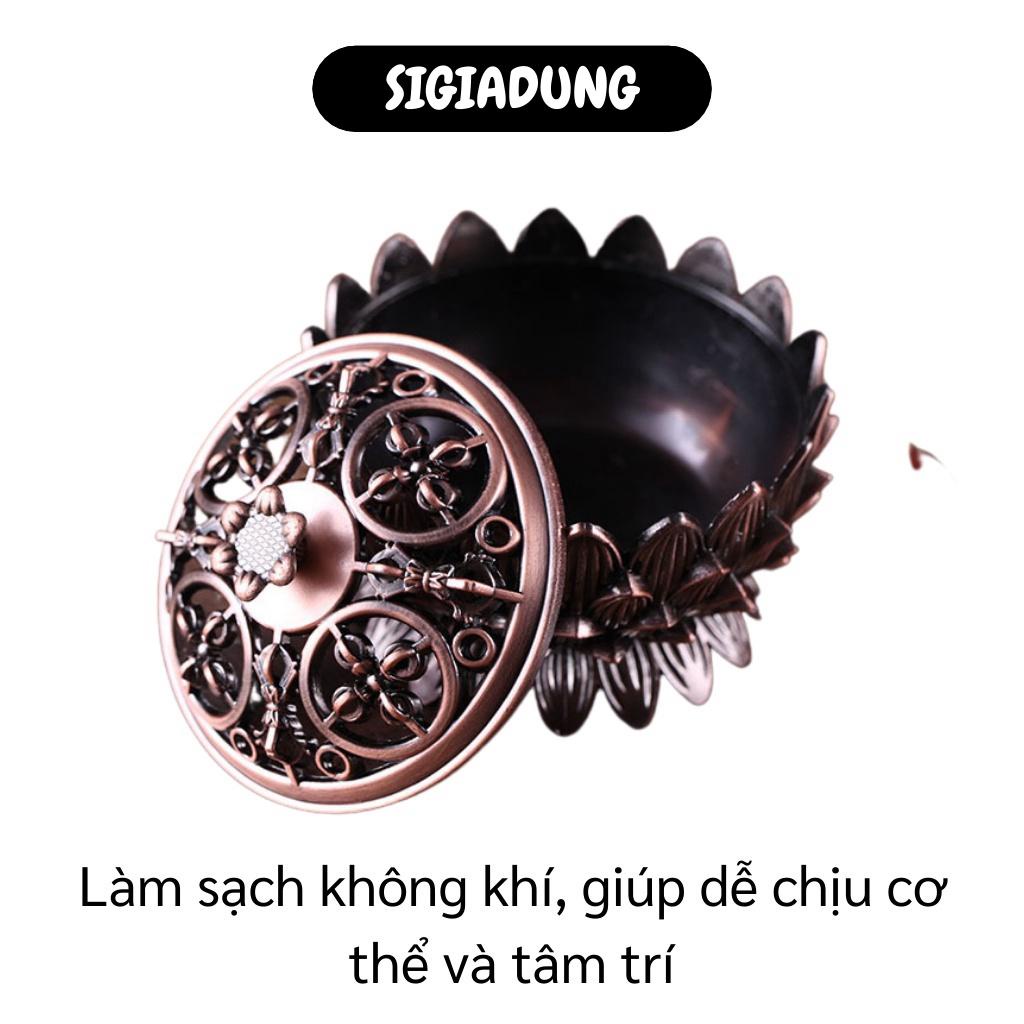 GIÁ SỈ Lư đồng đốt hương hình hoa sen, nhỏ gọn, tinh tế, độc đáo. 7384